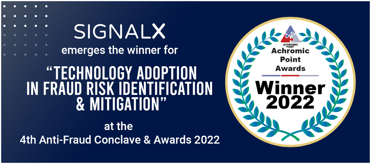 We're thrilled to win the award for 'Technology Adoption in #Fraud #Risk Identification &amp; Mitigation.'

#aml #regtech