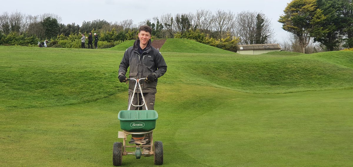 REastbournegolf's tweet photo. Today is Greenkeeper Shaun’s last day. Shaun has been with us for over 5 years and we are sad to see him go. The staff and members would like to thank Shaun for his service here at Royal Eastbourne and wish Shaun all the best in his next career adventure #greenkeeper #staffnews https://t.co/NEVAih2K9P