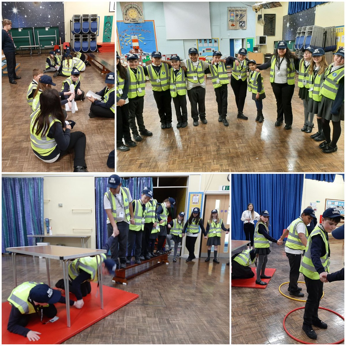 KentPoliceDover's tweet photo. #StMarysCofEPrimarySchool #MiniPoliceCadets tackling Team Building activities, supervised by  #YouthEngagementOfficer Mark Ball. We are very proud of our young #Cadets who continue to work hard https://t.co/vUyjVQxR1C
