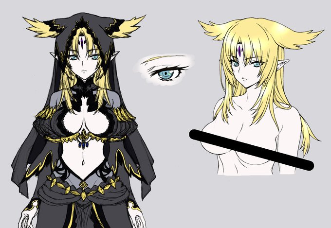 「VenusBlood HOLLOW International」で描かせていただいたキャラです～。
https://t.co/w6gpY6b64p
#9tail 