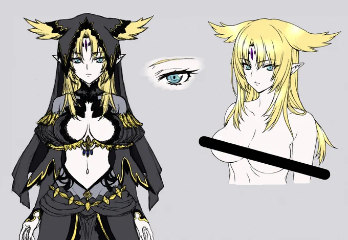 「VenusBlood HOLLOW International」で描かせていただいたキャラです～。
https://t.co/w6gpY6b64p
#9tail 