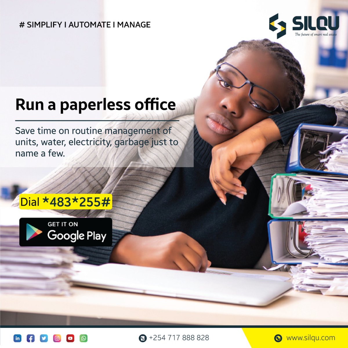 _silqu's tweet photo. 20% of #landlords and #propertymanagementcompanies depends on #technology to manage their rental #property . The other 80% self manage manually. The question is, Can your rental #business afford not to use technology? #MAKETHESMARTCHOICE
#SILQU https://t.co/Df0mvVX7Ei