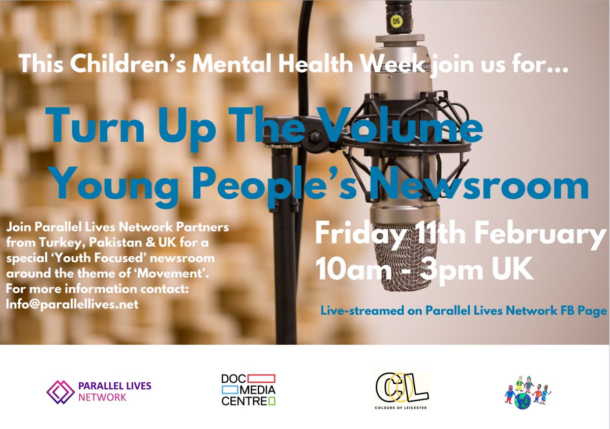 Parallel Lives Network (@thepl_network) on Twitter photo Join us from 10am today for a special #ChildrensMentalHealthWeek #Newsroom focused around the theme of #Movement! Weāre talking to young adults from #Turkey #Pakistan #Brazil & #UK sharing the amazing work taking place #MentalHealth #Trauma <a href="/pv11Panos/">Panos Vostanis</a> <a href="/AybikeElmas/">Elmas Aybike Yılmaz</a> <a href="/GulabiBaithak/">Syeda Zeenat Fatima</a> Join us from 10am today for a special #ChildrensMentalHealthWeek #Newsroom focused around the theme of #Movement! Weāre talking to young adults from #Turkey #Pakistan #Brazil & #UK sharing the amazing work taking place #MentalHealth #Trauma <a href="/pv11Panos/">Panos Vostanis</a> <a href="/AybikeElmas/">Elmas Aybike Yılmaz</a> <a href="/GulabiBaithak/">Syeda Zeenat Fatima</a>