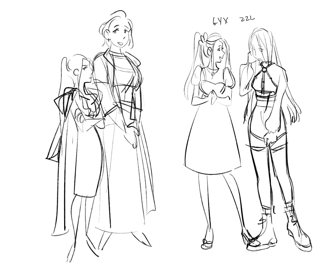 rule63 / i've been picking at these outfit ideas for so many weeks… the only ones that came easily were gyx and zzl 