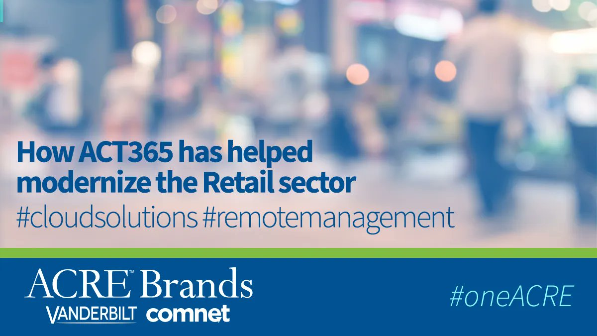 VanderbiltInd's tweet photo. #retailers have to combine #videocontrol and #accesscontrol intelligently in order to remain #competitive to modern-day demands https://t.co/sNCUI94d30
#cloudbased #accesscontrolsystem #videomanagement #act365 #OneACRE https://t.co/LzIJPOKOdY