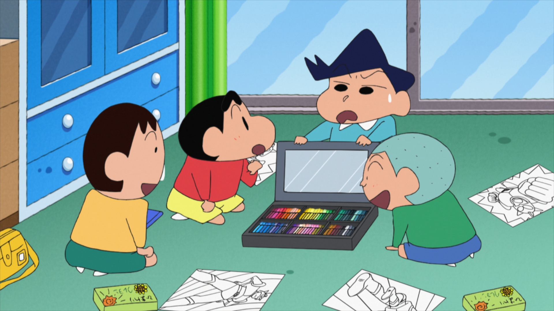 توییتر クレヨンしんちゃん 公式 در توییتر あした夕方4時30分からは クレヨンしんちゃん あしたは しんのすけ 塗り絵でまさかの才能を発揮 アクション仮面塗り絵大会を開くしんのすけたち そこで披露されるしんのすけの塗り絵テクニックは 誰もが驚く