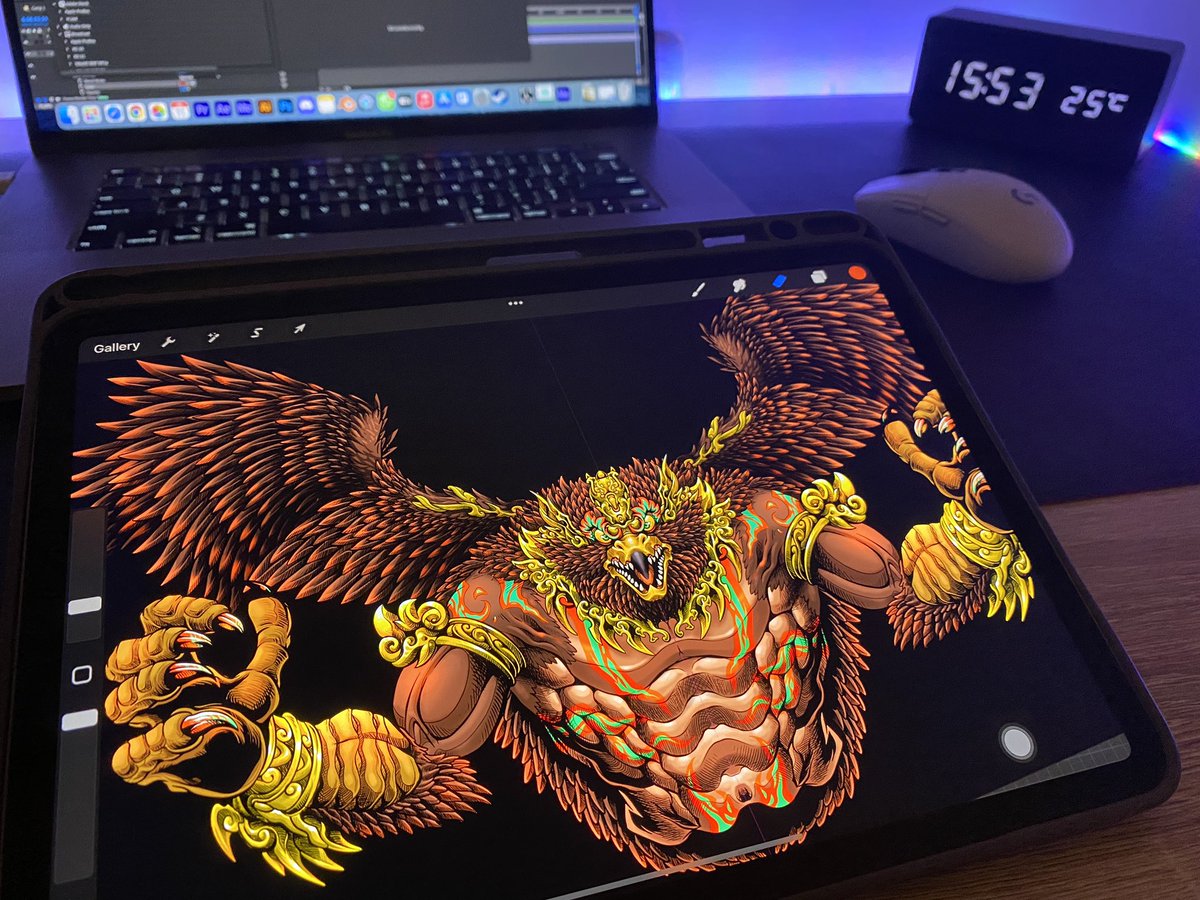 FebryanGraves's tweet photo. GARUDA is almost done
#wip #NFTs #nftart #artwork #NFTartist https://t.co/SqrRdnAADO