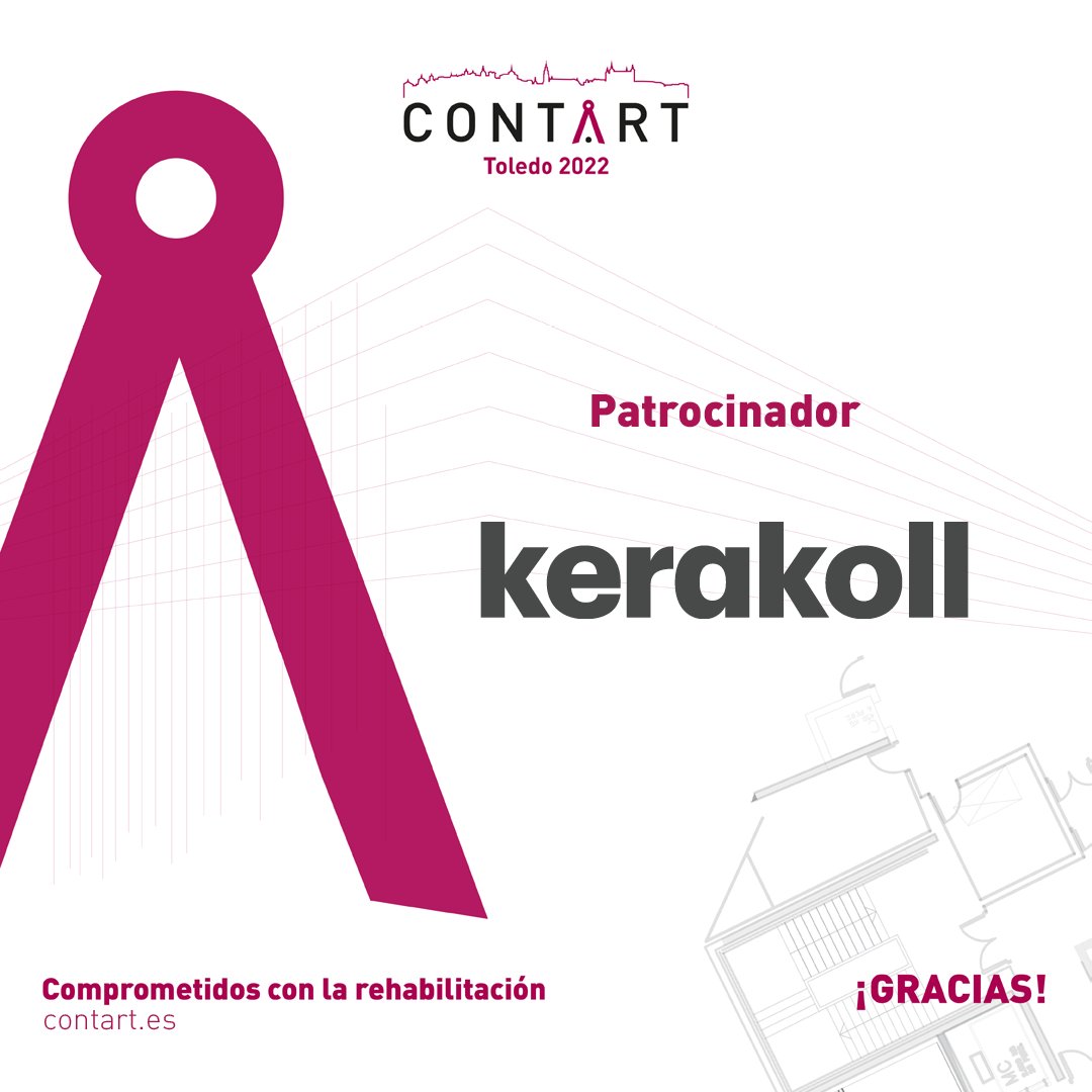 👉🏼<a href="/kerakoll_ES/">Kerakoll ES</a> es líder internacional en el #GreenBuilding, una empresa con una gran tradición en el sector de la construcción, así que estamos muy agradecidos por su patrocinio en @CongresoCONTART Toledo 2022.
¡Bienvenidos!

🔗kerakoll.com/es/