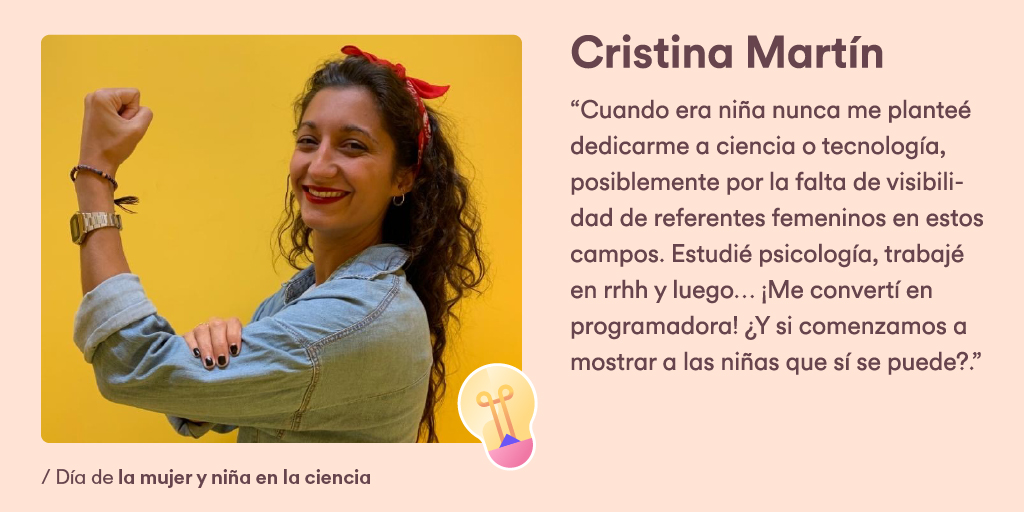 cabify's tweet photo. En la Unión Europea las mujeres representan el 41% del empleo total en el sector de la #ciencia e #ingeniería. En el #11F2022  queremos apoyar la importancia de la igualdad en estos sectores, porque en Cabify jamás podríamos ser quienes somos sin ellas 💜 #WomenInScience https://t.co/ywB1BSczvM