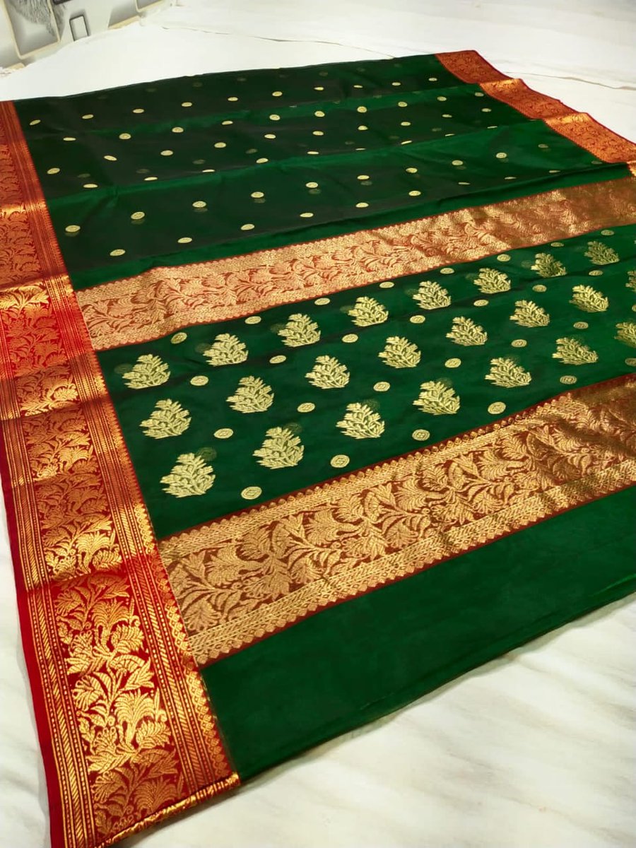 ThanksChanderi's tweet image. Katan silk chanderi saree thankschanderi.com