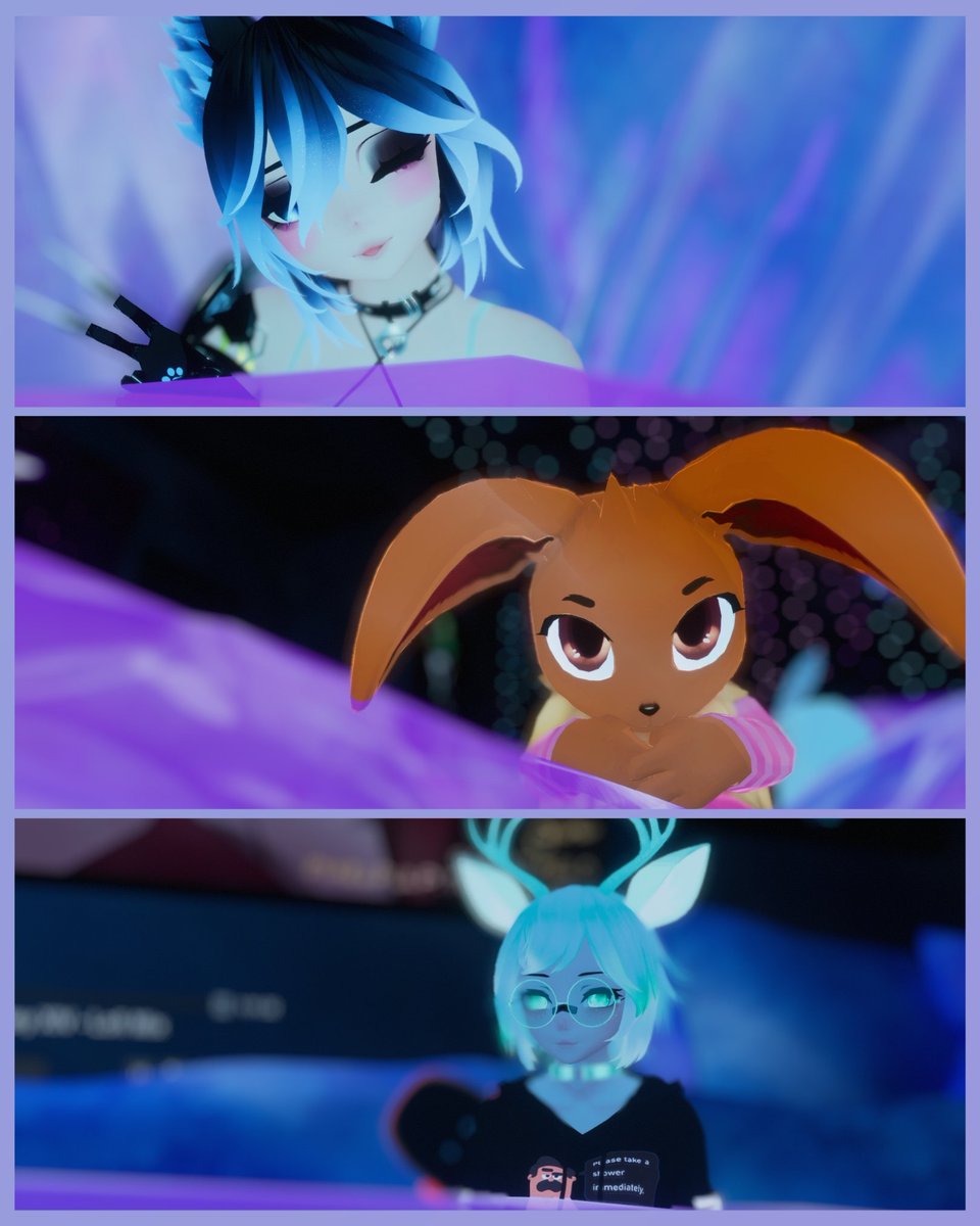 Random VRChat photos from the night. If anyone ever wants to hang I'm on a lot just send me a DM. 

#VRChat #VR #Avatar #CustomAvatar #VirtualReality #VirtualPhotography #chillvibes #animegirl #Eevee