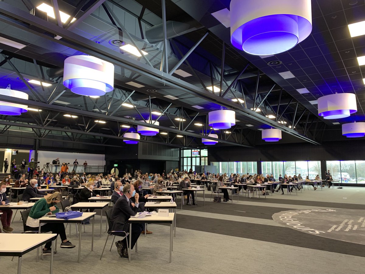 Here we are 👍: 3rd session of the European Citizens’ Panel on Europe in the World and Migration happening this weekend in Maastricht and starting with welcoming words from ⁦<a href="/dubravkasuica/">Dubravka Šuica</a>⁩ and from our hosts ⁦@_StudioEuropa⁩ and ⁦@eu_eipa⁩ #TheFutureIsYours