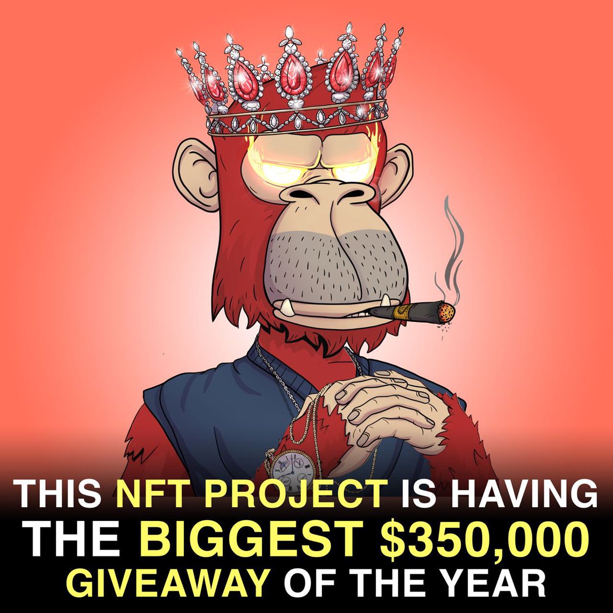 APE WITH US NOW!  

🔥Watch community living in the Metaverse!
🔥Buy sell and trade with others with crypto!
🔥Rolexes and Patek Philippe to be won! 

Join our discord now! 
Link in bio 

#NFTCommumity #opensea #Airdrop #art #ApeNFT #Ethereum