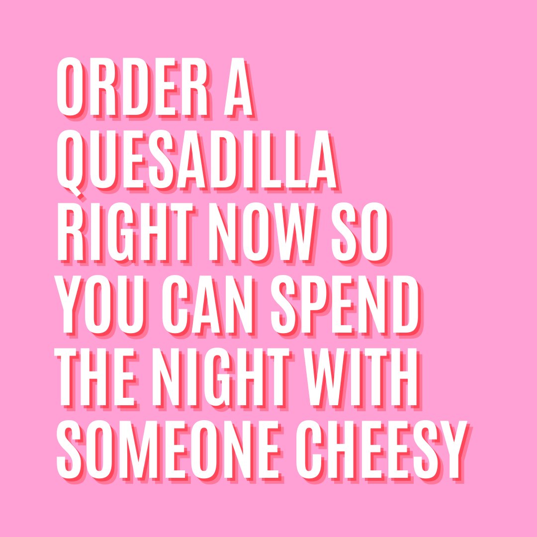 Voted the best valentine’s plan by Mad Mex. 😏

#Quesadilla #Memes #Bangalore #MexicanFood #ValentineDay #ValentinesDay