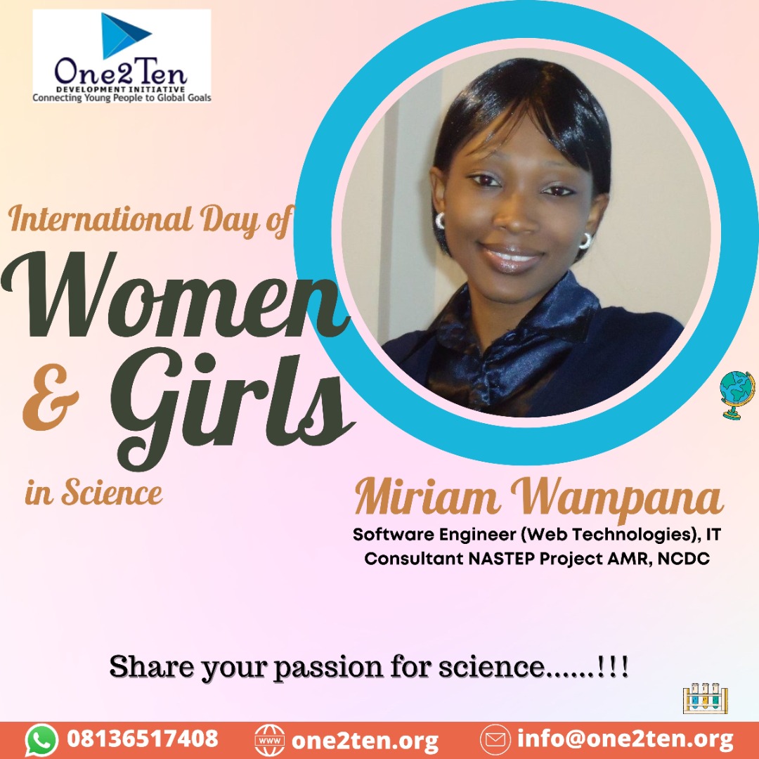 One2TenProjects's tweet image. Miriam Wampana has an MSc in Computer Science and is a Software Engineer focused on Web Technologies. Her career in STEM leads her to believe the girl child should have access to equal opportunities to explore while following her dreams. 

Miriam is also an avid fashion designer.