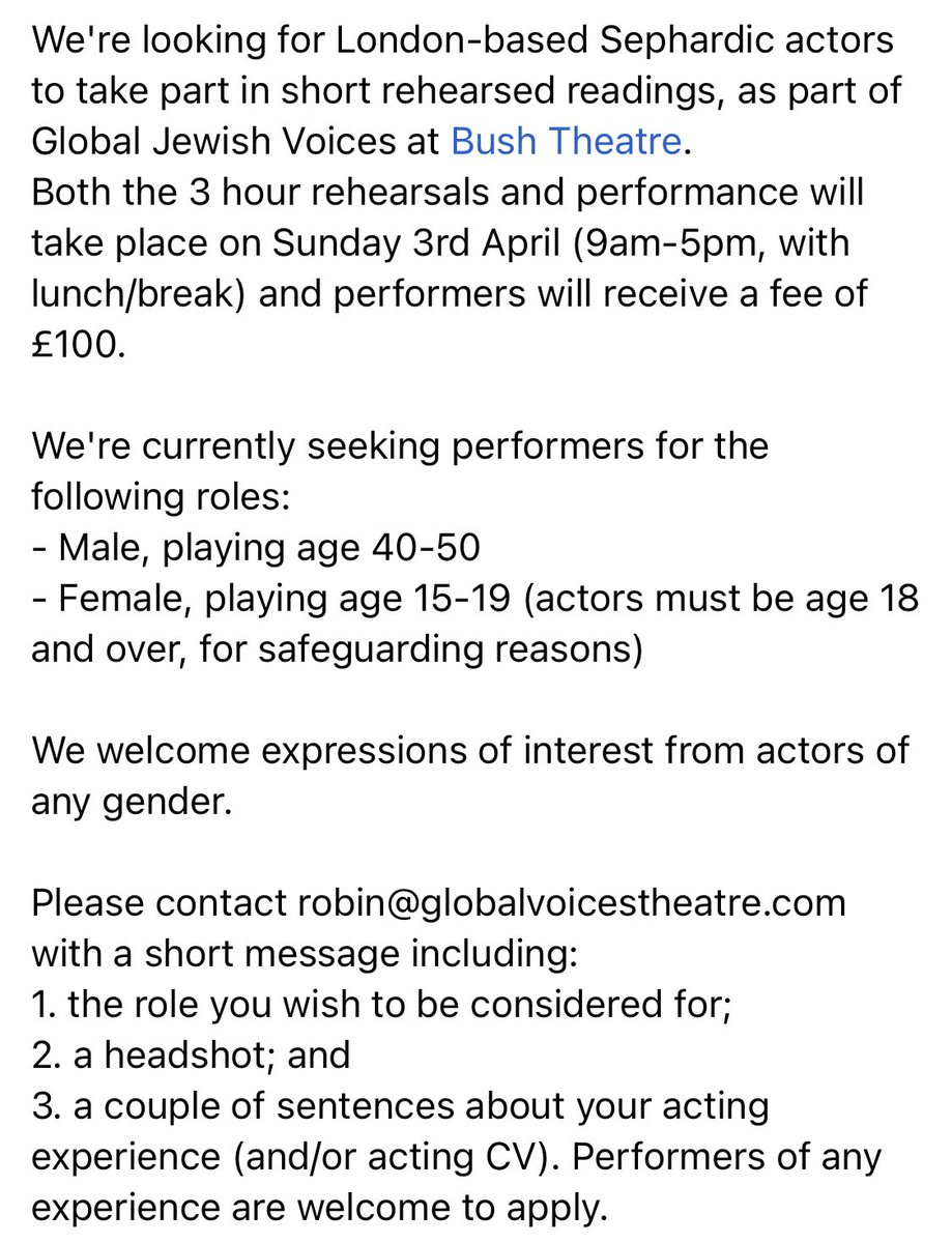 Global Voices Theatre tweet media