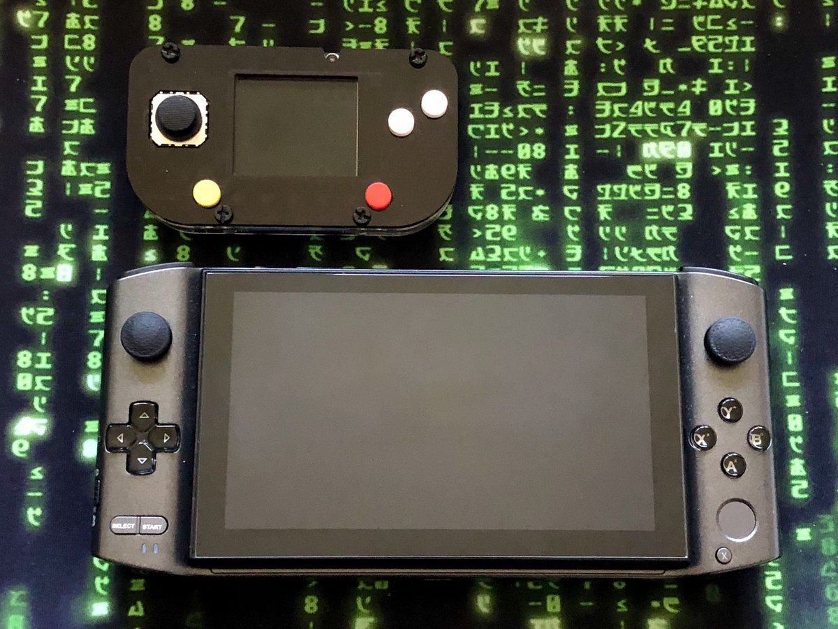 alx_nearphuture's tweet photo. @softwincn How do I make my @softwincn #GPDWin3 feel bigger?  Compare it with the @adafruit #PyGamer 😅
But yes, they are not the same specifications and price😇 https://t.co/kwVQHKO4Ip