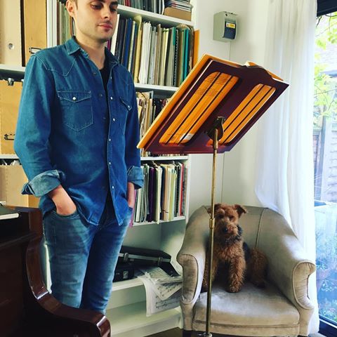 The appeal of Schubert is universal. This is Velma - a terrier belonging to pianist <a href="/SimonLepper/">Simon Lepper</a> happily listening to <a href="/PabloGarciaLpez/">Pablo García-López</a> singing lieder from Die Schöne Müllerin