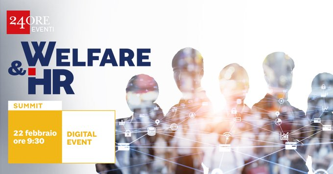 24Eventi's tweet photo. 22 febbraio torna #WelfareHR Summit @sole24ore
Esperti, istituzioni e aziende si confrontano sulla gestione e la valorizzazione delle risorse umane in azienda. Interverranno @matildemarand @AIDPlive, @CathyGeerts @SDWorx, @GiamFalasca @DLA_Piper_Italy https://t.co/KCvs7Bnm1A https://t.co/LdBn5NAUx1