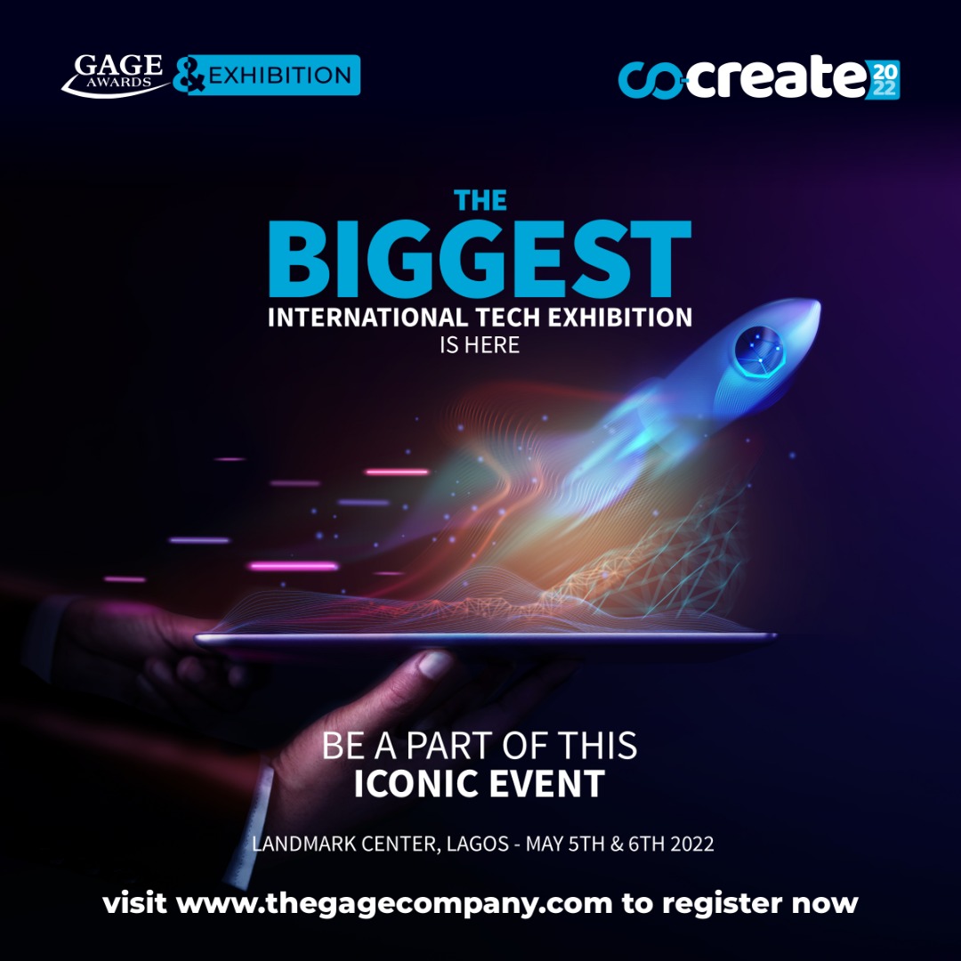 FiifiWhyte's tweet photo. #advertisement 
🔖ANTICIPATE: The biggest International #tech exhibition, #cocreate2022 is here.

📍| 5th &amp; 6th May, 2022
📌| Lagos, Nigeria 🇳🇬

#gageawards2022
Celebrating the good of the web

cc: @GageAwards 
#Nigeria #TGIFreday https://t.co/sm1TYUc5z2