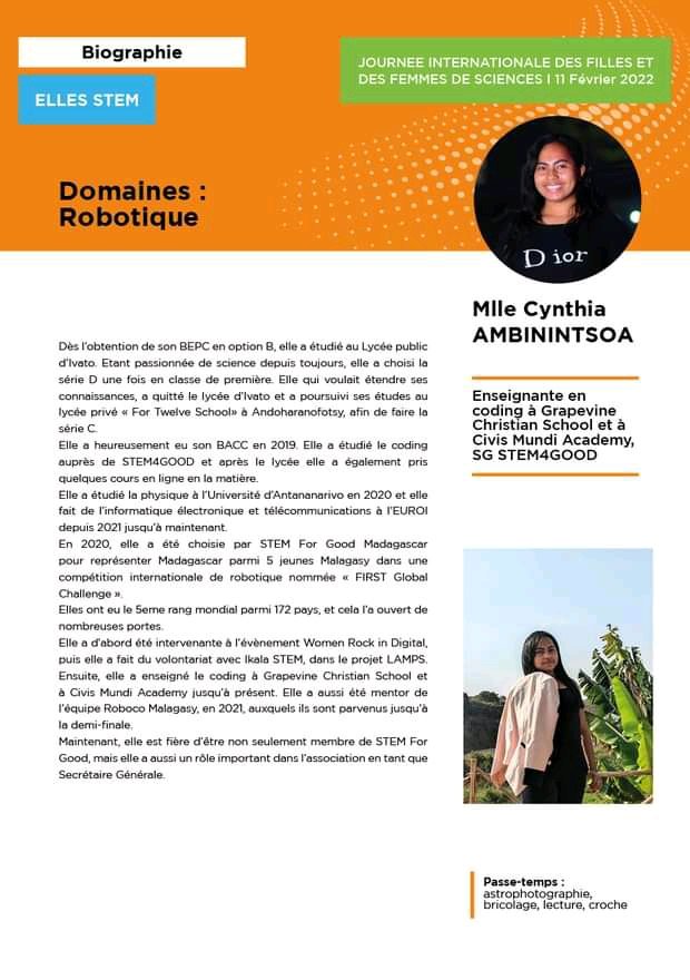 Dr.Lady Mireille RAZAFINDRANAIVO tweet media