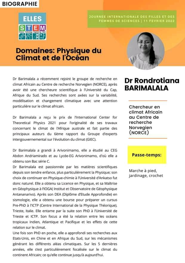 Dr.Lady Mireille RAZAFINDRANAIVO tweet media