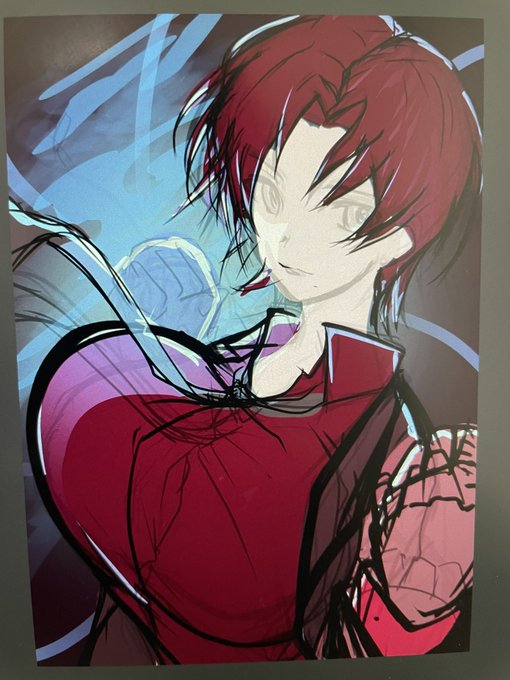 何となく色も置いてみるものの、ボツにするなら今ですが...悩ましいライン。。 