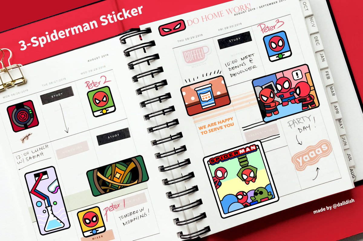 재판매요청에 힘입어 돌아왔습니다
귀여운 삼거미 특전과 함께!🍒

<스파이더맨투맨 선입금>
판매 : 2.11 ~ 2.20
발송 : 3월 15일 (예상)

*특전*
삼스파 조각스티커 1set

▶️ 선입금 폼 : takemm.com/prod/view/10949

🌼Rt해주시는 분 중 한분께 맨투맨 보내드려요!
*폼 마감 후 랜덤추첨