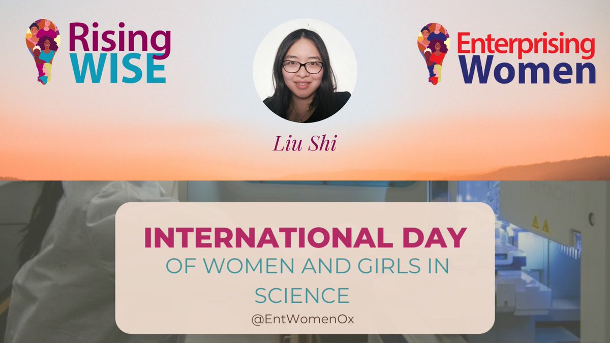 Enterprising Women Oxford (@entwomenox) on Twitter photo Today is the #INTERNATIONALDAYOFWOMENINSCIENCE as declared by the <a href="/UN/">United Nations</a> General Assembly,
We are recognizing and celebrating the role of women and girls in science through the research & entrepeneurial achievements of <a href="/liushi_oxford/">Liu Shi</a> <a href="/mplsoxford/">MPLSOxford</a> psych.ox.ac.uk/team/liu-shi Today is the #INTERNATIONALDAYOFWOMENINSCIENCE as declared by the <a href="/UN/">United Nations</a> General Assembly,
We are recognizing and celebrating the role of women and girls in science through the research & entrepeneurial achievements of <a href="/liushi_oxford/">Liu Shi</a> <a href="/mplsoxford/">MPLSOxford</a> psych.ox.ac.uk/team/liu-shi
