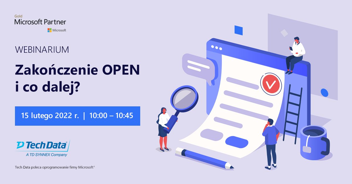 TDSYNNEXPL's tweet image. 15 lutego zapraszamy na webinarium, podczas którego przedstawimy opcje zakupu licencji #Microsoft w ramach programów licencjonowania zbiorowego.

Rejestracja 👉 ms.spr.ly/6012wEhX4

#Microsoft #OpenValue #OpenLicence #OpenValueSubscription #CSPPerpetual #ISV #SPLA