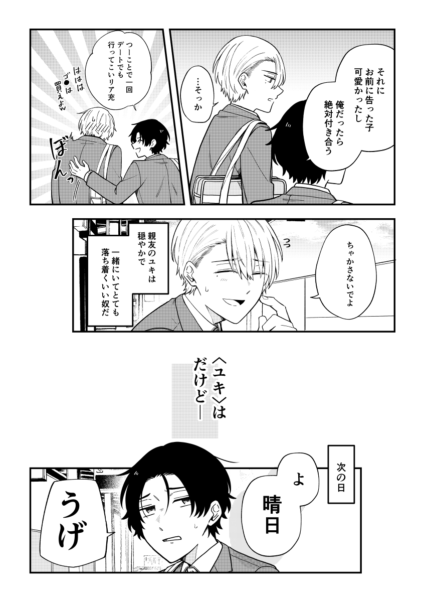 親友の半分に迫られています。*創作BL 