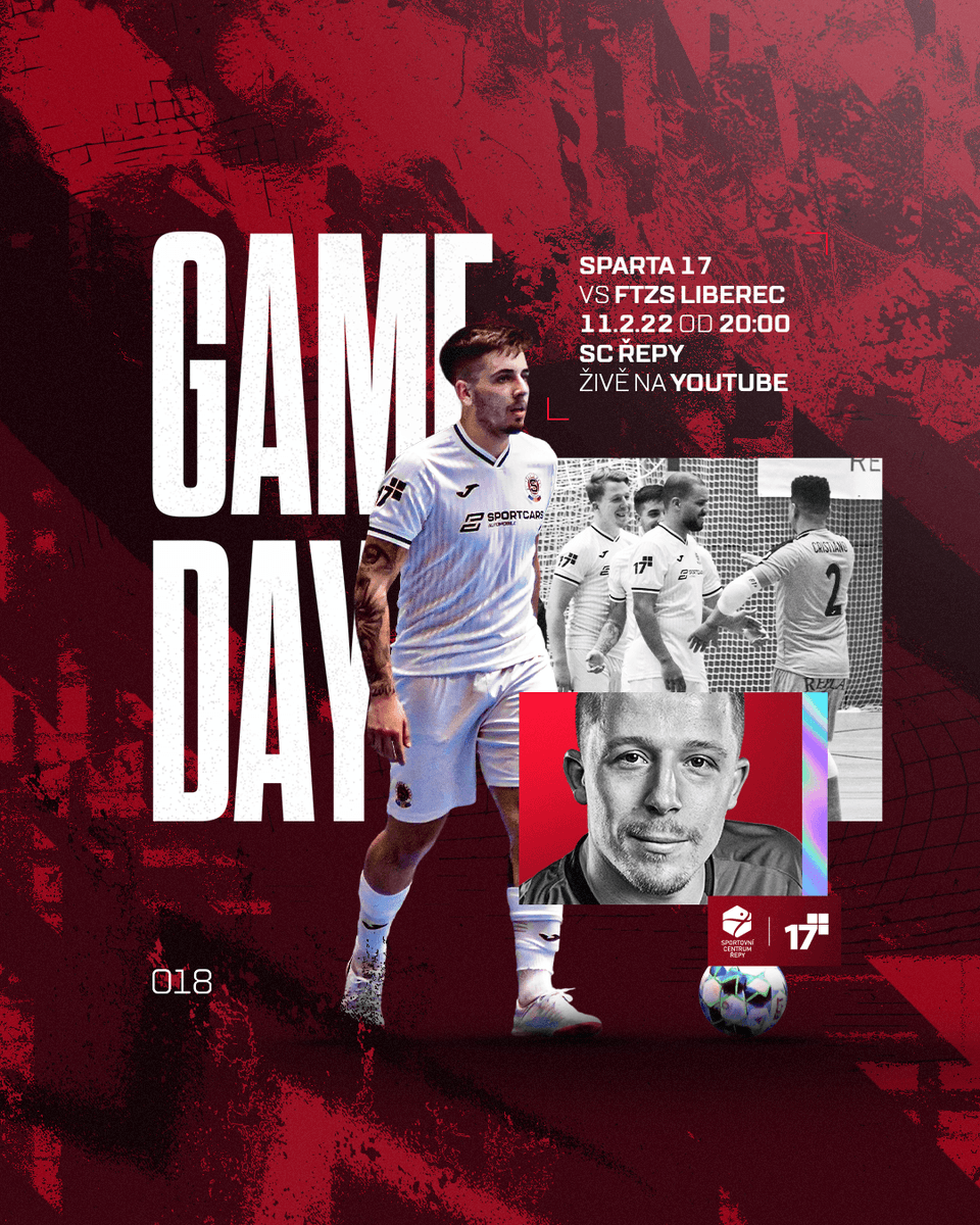 TBDZN (@iamtomasbena) on Twitter photo Futsal is back! Gameday graphics for <a href="/acspartafutsal/">AC Sparta Praha futsal</a>
#smsports #sportsdesign #futsal Futsal is back! Gameday graphics for <a href="/acspartafutsal/">AC Sparta Praha futsal</a>
#smsports #sportsdesign #futsal