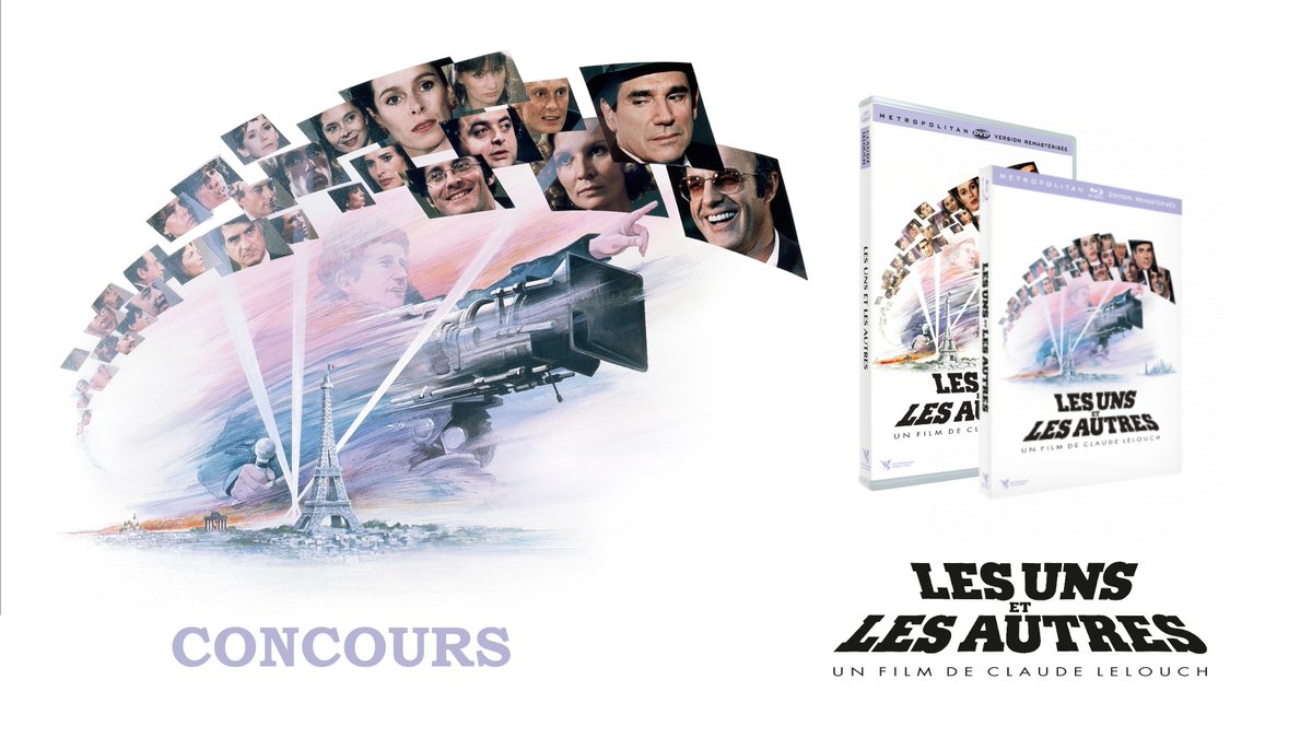 Metropolitan_Fr's tweet image. #Concours
Le drame musical #LesUnsEtLesAutres de @LelouchOfficiel avec #JamesCaan, #GéraldineChaplin et #JacquesVilleret est disponible en Digipack édition limitée !
À cette occasion, on vous en fait gagner !
Pour cela :
&amp;gt; Like ce post
&amp;gt; RT
Bonne chance !
Tirage au sort le 1/03
