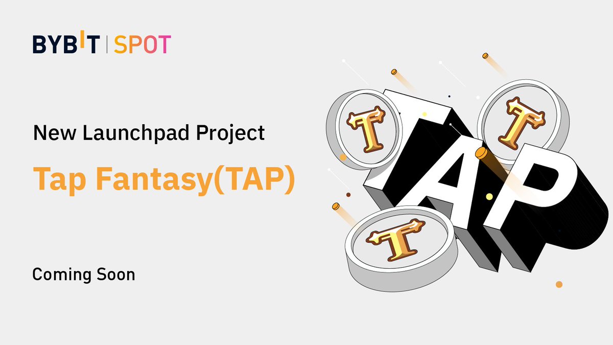 Bybit_Official's tweet photo. 💥 Bybit Launchpad fans, we hear you! 

📣 We are excited to announce the next project to debut on Bybit Launchpad - Tap Fantasy ( $TAP )! @tapfantasy2021 

🔥 More details coming soon! https://t.co/oFhtqlLOSN