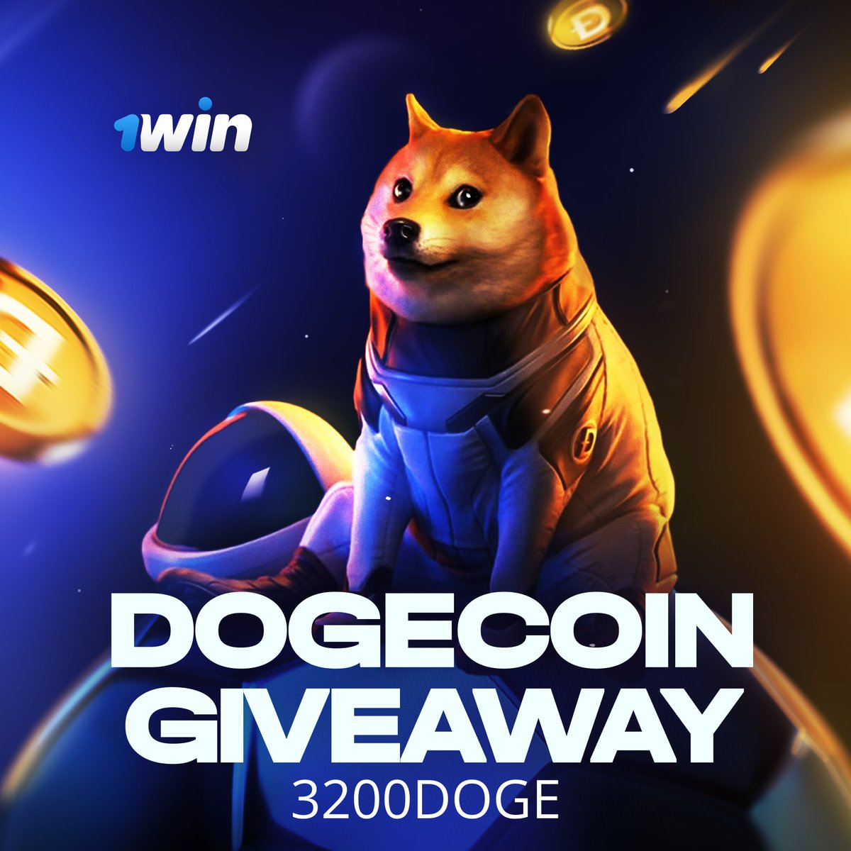 1winPro's tweet photo. 💸 500$ #Giveaway = 3200 #Dogecoin
⏰ Distribution 18.02 
☝️🏻 Follow @1winPro
❤️ Like &amp; Retweet 
🚀 Tag @ 2 friends 
🏆 Five winners https://t.co/58KGbTUi8S