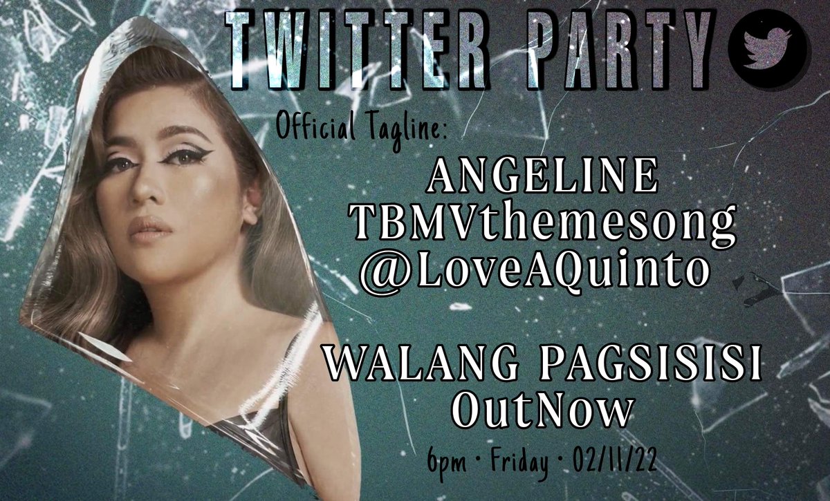 Rheann0226's tweet photo. Twitter Party Start's now!!

ANGELINE TBMVthemesong
@LoveAQuinto 

WALANG PAGSISISI OutNow https://t.co/x2Gx2vQh7E