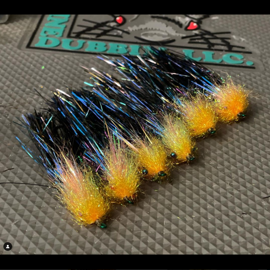 ZZ_Troutski's tweet photo. Art of the Sport™
Great Color on the Heads, 
@jessecraddick
Feenstra Grapefruit Leech.
#schultzoutfitters #swingflies #steelhead #steelheadfishing #speyfishing #feenstraflies #chasingchrome #regalvise #hedronflashabou #harelinedubbin https://t.co/hgtt8Ydvd1