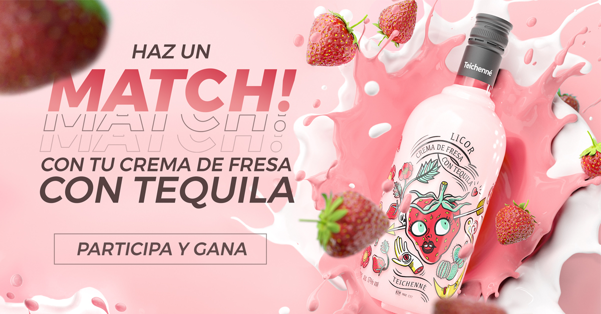 Teichenne's tweet image. HAZ UN MATCH con tu Crema de Fresa con Tequila 
Participa en nuestra encuesta linktr.ee/teichenneliquo… y ¡gana un lote de Crema de Fresa con auténtico Tequila mexicano!
#hazunmatch #cremadefresa #SORTEO