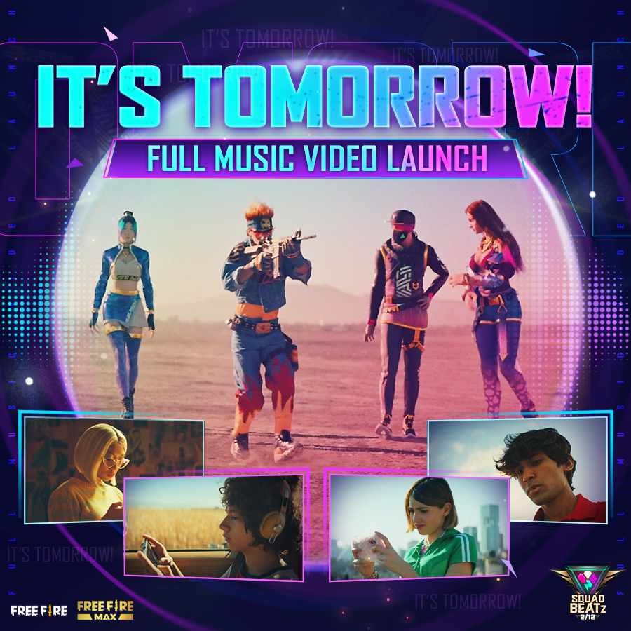 Watch 4 Free Fire characters morph into their epic Squad Beatz Avatars tomorrow in the official music video! Comment with “🔥” if you’re excited about the music video! #FreeFire #FreeFireMax #FreeFireIndia #IndiaKaBattleRoyale #Booyah #SquadBeatz