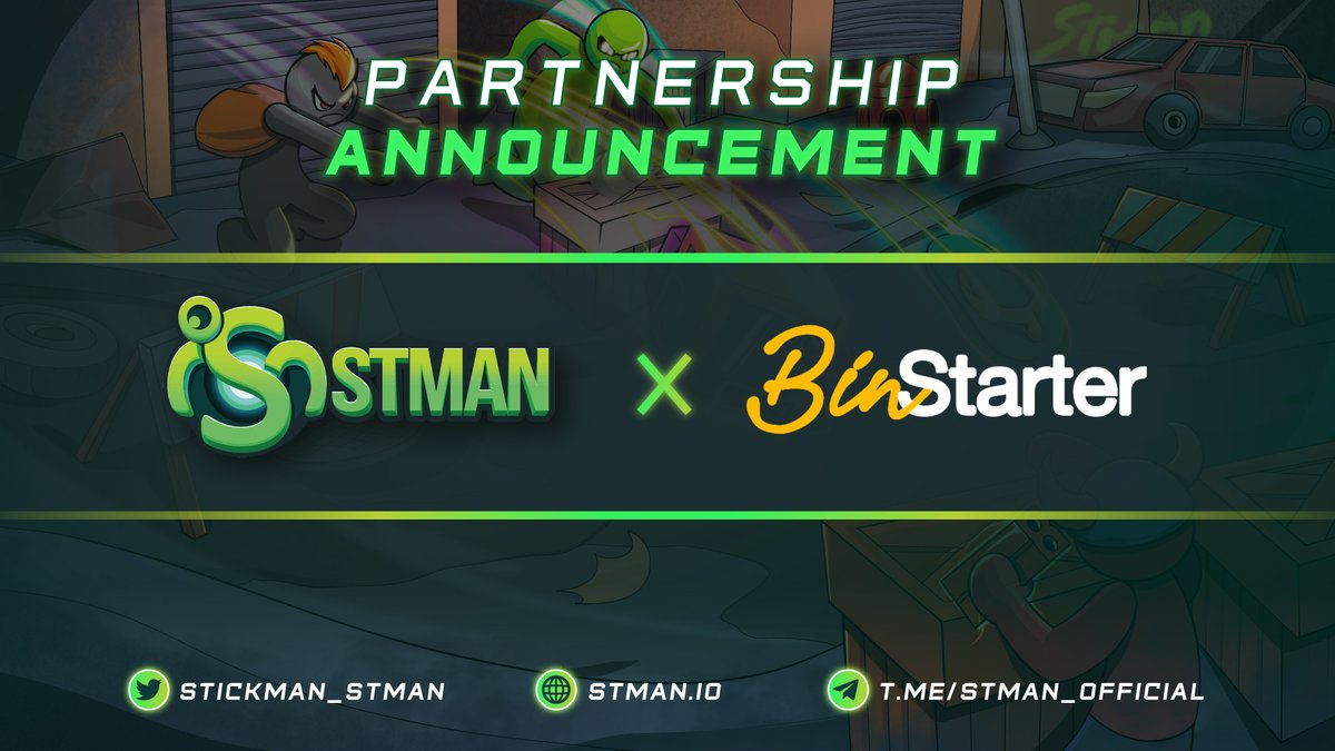 Stickman_STMAN's tweet photo. 🥳This is awesome!

🤝@BinStarterio an IDO platform and #STMAN are building more momentum with our #NFTgame and Community!

📢We are so delighted to announce this partnership! https://t.co/c8pNt1FMWX