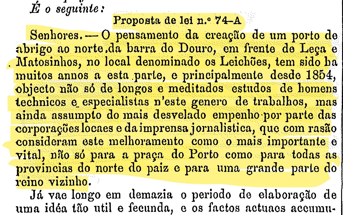 Curiosidade histórica – Há 143 anos, o Governo português abria concurso para a construção do Porto de Leixões