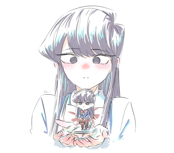 ねんどろいどの古見さん、かわっ😇👏 