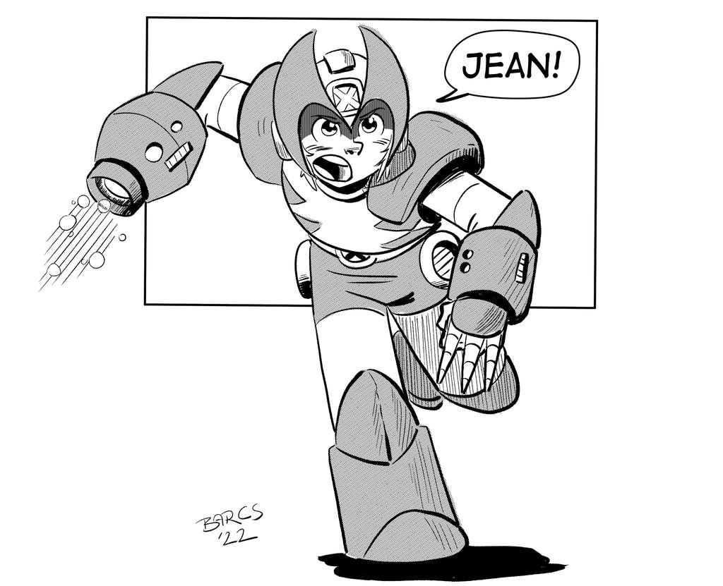 barcswow's tweet photo. The topic for the #everbrawl on #penciljack was #xmen mashed with #robots so my brain (slightly sleep deprived) came up with #megaman #logan so, here we are. Also used it as a chance to keep messing with #screentones #marvel #capcom #rockman #claws https://t.co/2XOWiHwPkq