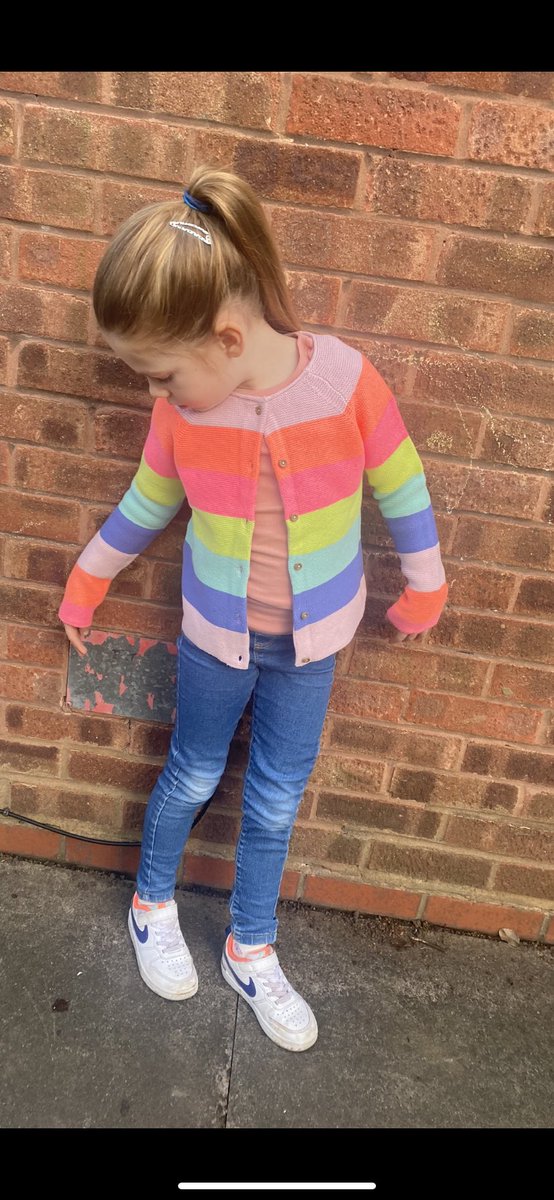 #dresstoexpress day for Children’s Mental Health week! My little rainbow 🌈 🌈<a href="/RigbyHsch/">Rigby Hall School</a>