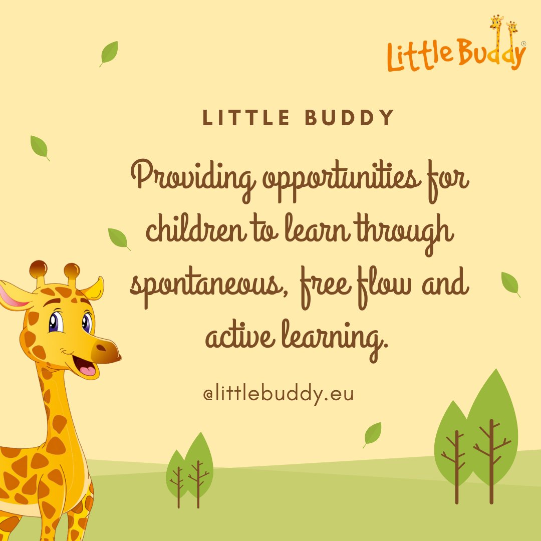 LittleBuddyin's tweet photo. At Little Buddy, we provide opportunities for children to learn through spontaneous, free flow and active learning. https://t.co/npnbTjjLt9