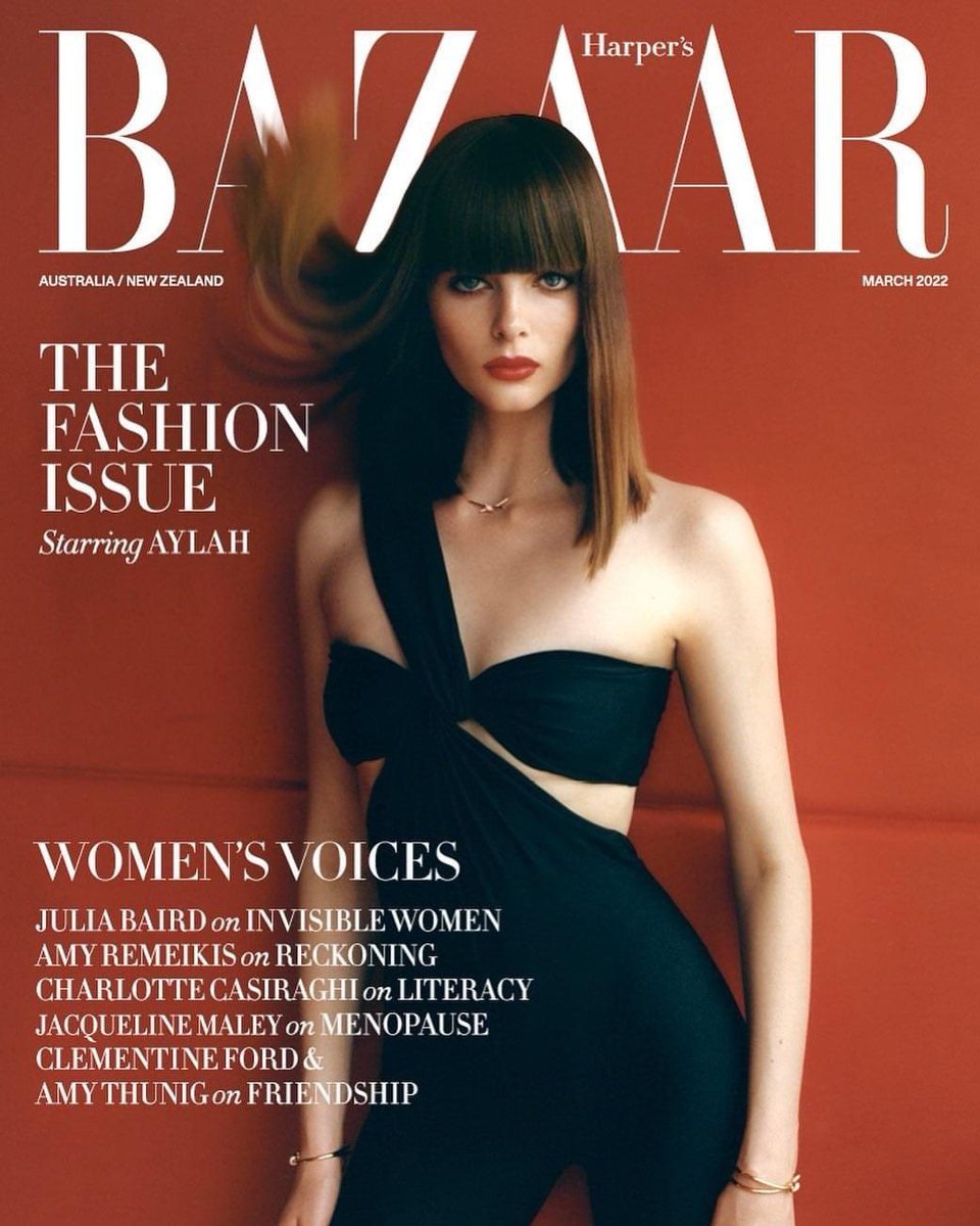 March cover Harper's BAZAAR. Starring fashion It girl Aylah Peterson, Monégasque royal-turned-amateur philosopher Charlotte Casiraghi, a special International Women's Day section curated by <a href="/JuliaBaird/">Julia Baird</a>, Couture Report by <a href="/pattyhuntington/">Patty Huntington</a>. Out February 21! <a href="/darren_mcdonald/">Darren McDonald</a>