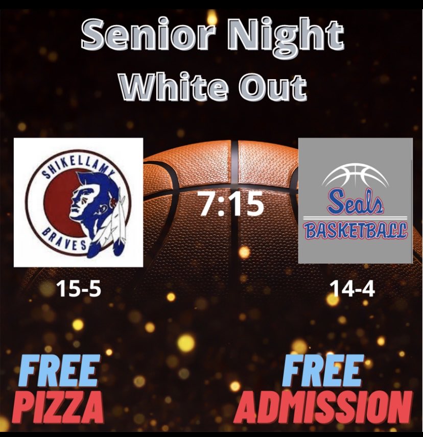 Tonight is the night! Battle for 1st place! Senior night! ⁦<a href="/Shiksports/">Shikellamy Athletics</a>⁩ vs ⁦<a href="/SealsAthletics/">SEALS Athletics</a>⁩ in a PIVOTAL ⁦<a href="/AthleticsPhac/">PHAC Athletics</a>⁩ ⁦<a href="/piaad4sports/">piaad4sports</a>⁩ matchup. Free admission for all Sgrove students. Let’s pack the gym! ⁦<a href="/dailyitemsports/">Daily Item Sports</a>⁩ ⁦<a href="/circlewsports/">Circle W Sports</a>⁩