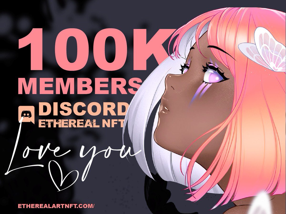 HUGE MILESTONE

100k Discord Frens in 10 days 🌸❤️

and we are not slowing down!