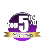 I just got a new accessory! A hot new Top 5%, 250 Times Badge. It really compliments my Assets! https://t
