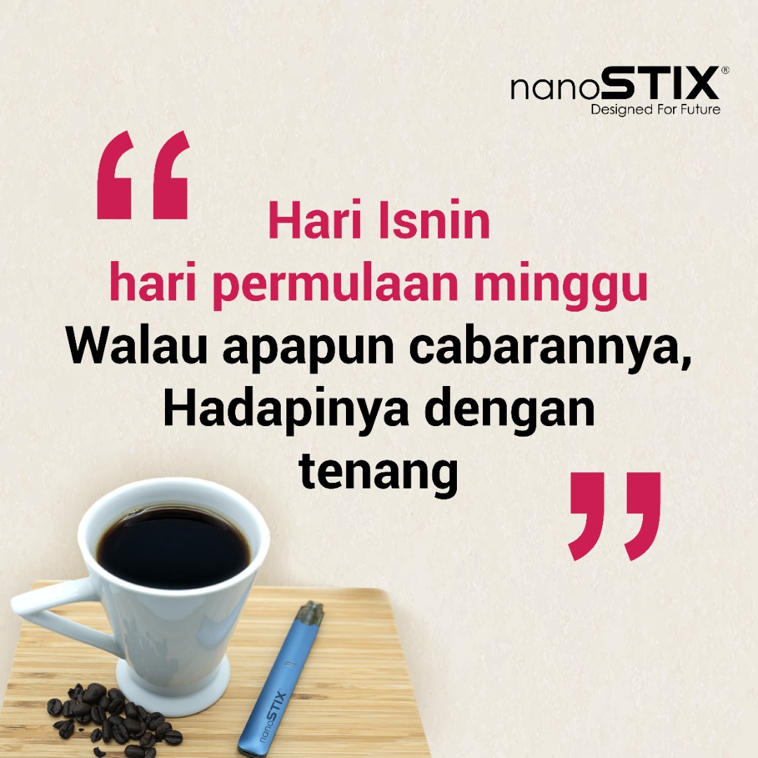 NanostixMY's tweet photo. Setiap cabaran yang kita hadapi, laluinya dengan tenang dan jangan pernah mengalah. Mulakan Isnin anda dengan kata-kata yang positif.
#nanostix #nanobro #ceritanano #stixwithme #cabaran7hari #pilihanyanglebihbaik https://t.co/Qq5EvKLVSu